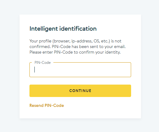 Advcash: intelligente Identifikation via Pin-Code