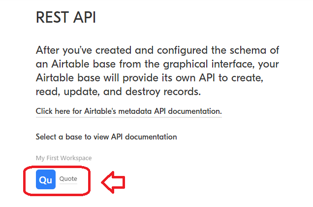 Airtable REST-API