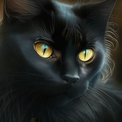 #imagine black cat